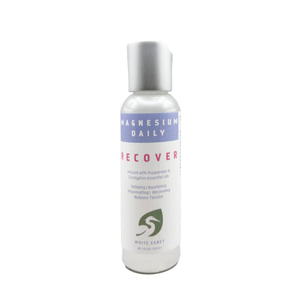 White Egret Magnesium Daily Recover 2oz bottle 