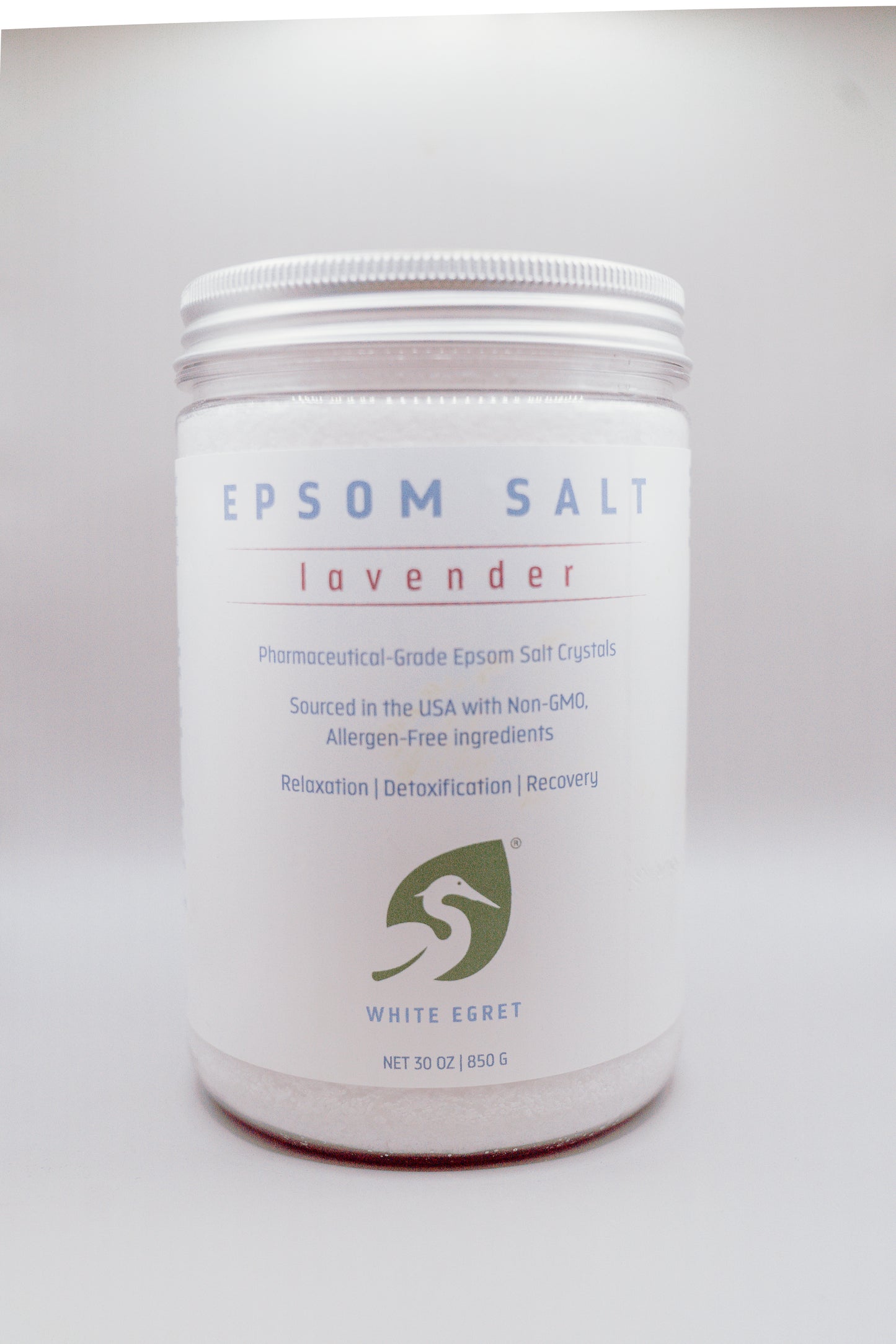 Lavender Epsom Salts - White Egret Personal Care