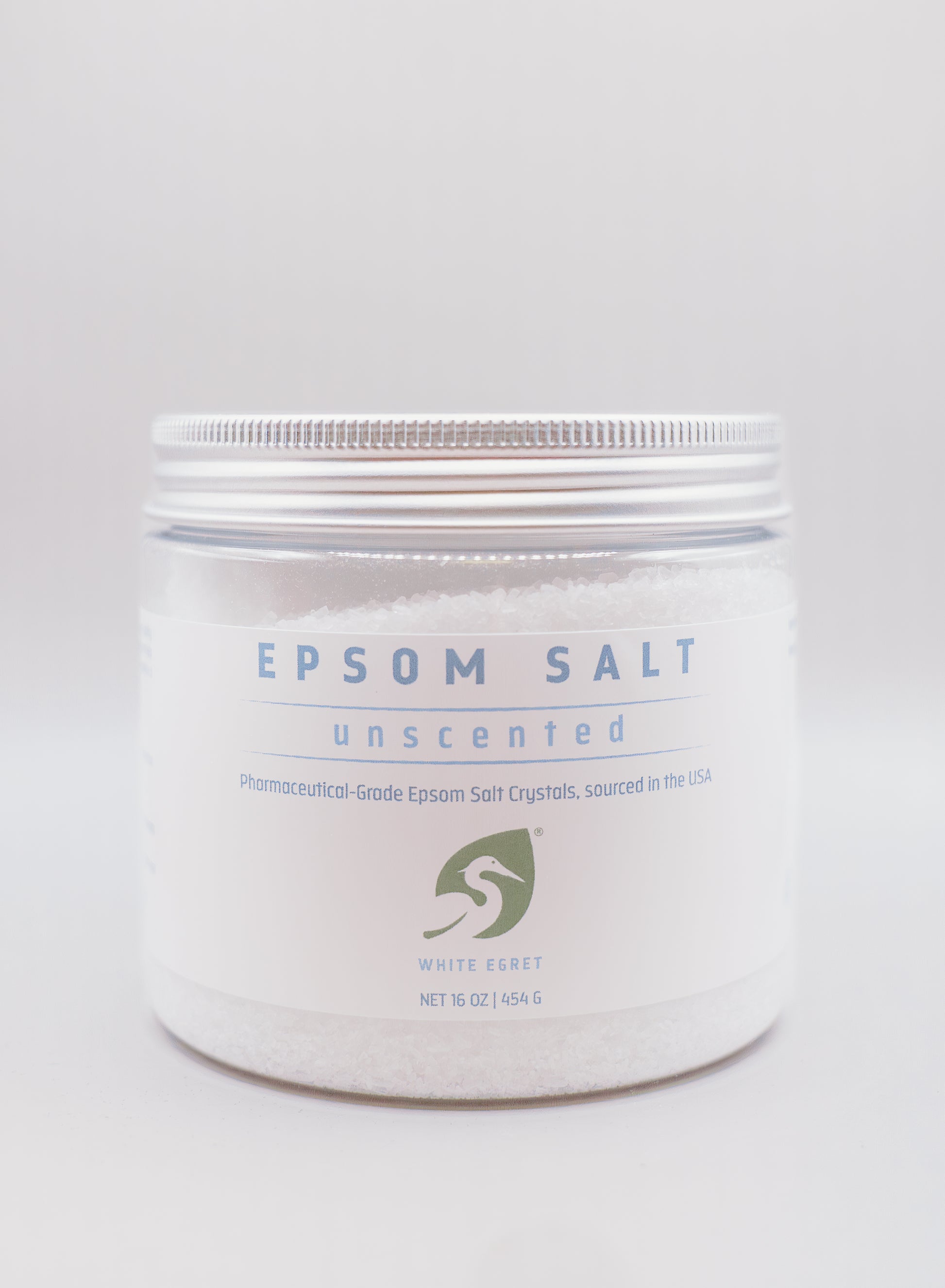 Unscented Epsom Salts - White Egret Personal Care