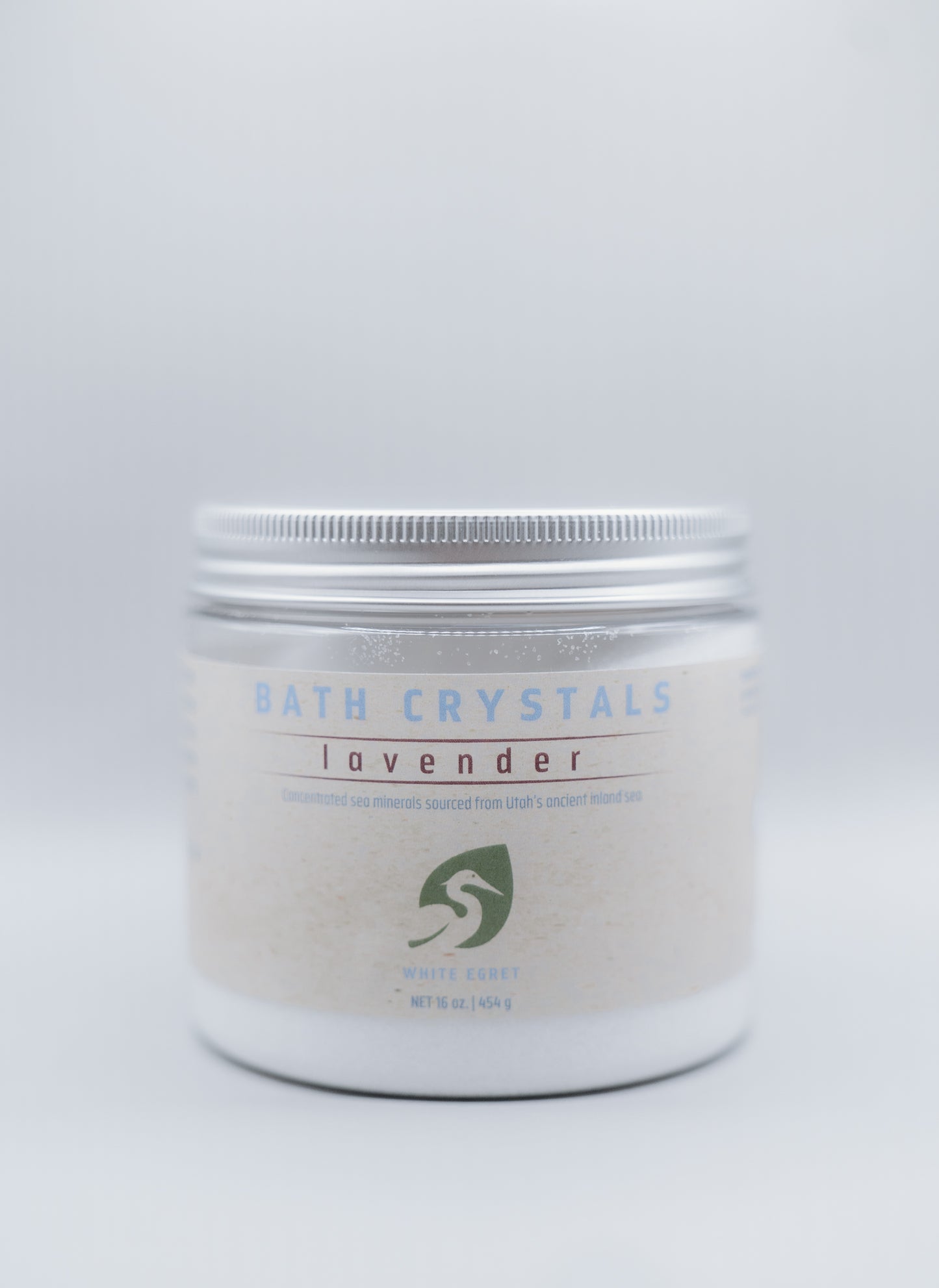 Lavender Bath Crystals - White Egret Personal Care